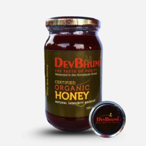Organic honey 500gm cover